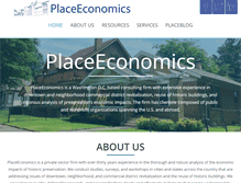 Tablet Screenshot of placeeconomics.com
